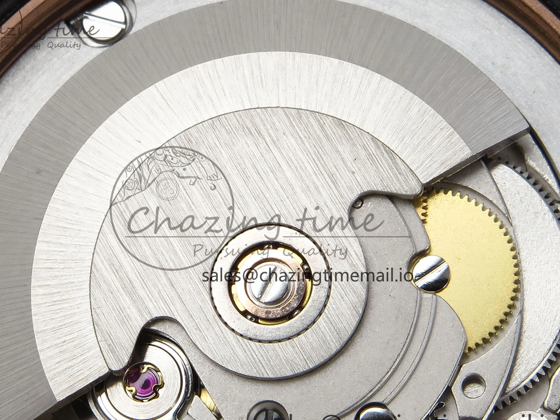 MiroTime 0521 Lightweight DayDate 40 RG QF 1:1 Best Edition Brown Roman Dial Diamonds Bezel on President Bracelet A2836 V5 (Gain Weight) 475